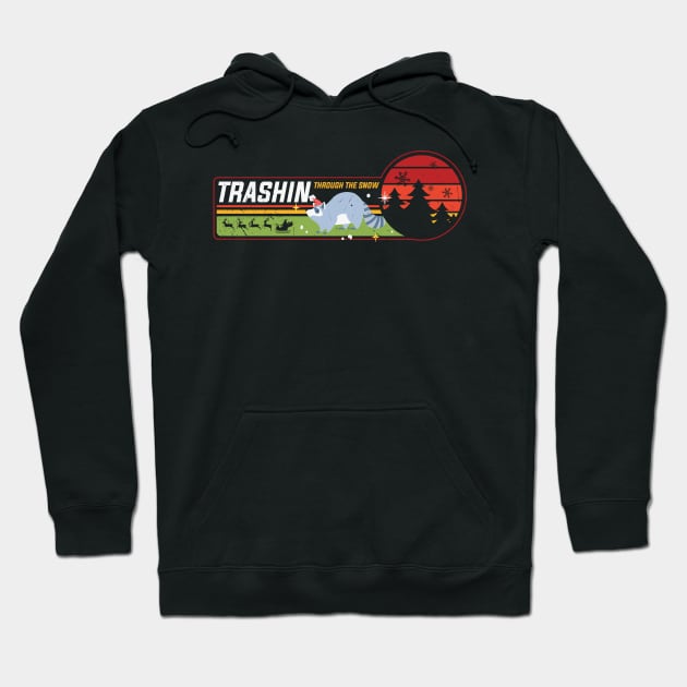 trashin through the snow Hoodie by MZeeDesigns